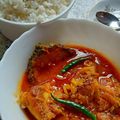 sandhya Dutta 's cooksnap of when they made আলু দিয়ে রুই মাছের ঝোল (alu diye rui macher jhol recipe in bengali).