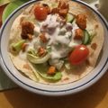 Kollár Jennifer Cooksnap-ja, amikor elkészítette a(z) Zöldséges tortilla csirkemellkockákkal, és ráksaláta öntettel receptet.