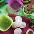 Fancy jain का कुकस्नैप जब उन्होंने सूजी गोलगप्पे (sooji golgappe recipe in Hindi) बनाया था।