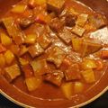 El cooksnap de laura cuando hizo 75. Estofado de seitán a la jardinera vegano.