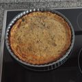 El cooksnap de Noelia L cuando hizo Quiche de morcilla y manzana.