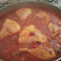 El cooksnap de Mary Sanchez cuando hizo Jamoncitos de pollo al vino con verduras.