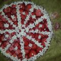 El cooksnap de Clau Alderete cuando hizo Tarta de frutillas.