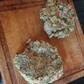 El cooksnap de C.A.ALDOSIIVII La Pesada cuando hizo Hamburguesas de lentejas y arvejas partidas veganas 🌿🍔.
