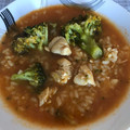 El cooksnap de YoshimonGo🇯🇵 cuando hizo Arroz meloso con pollo y brócoli.