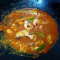 Cooksnap shazrina semasa beliau membuat Sotong Paprik Simple.