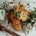 Mónika Bor Cooksnap-ja, amikor elkészítette a(z) Sörtésztában sült csirkemell, újhagyma, paprika receptet.