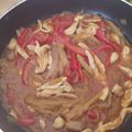 El cooksnap de Pepe Ruiz Serneguet cuando hizo Pechuga de Pollo con salsa de Berenjena, Tomate y Verduras.