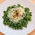 Mónika Gyurászné Cooksnap-ja, amikor elkészítette a(z) Spenótos nokedli tejföllel és sajttal sütve receptet.