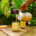 Parul Patel's cooksnap of when they made ઓરેન્જ લસ્સી (Orange lassi recipe in gujrati).