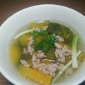 Cooksnap của Hà Trang khi họ làm theo món Canh bí đỏ thịt bằm