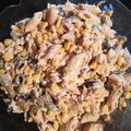 El cooksnap de Alvaro cuando hizo Ensalada de pasta con mahonesa de curry.