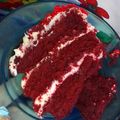 El cooksnap de Cinthia Vallejos cuando hizo Torta Red Velvet.