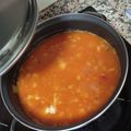 El cooksnap de Elisabeth Lorita Gandia cuando hizo Sopa de Pescado fácil (con preparado congelado).