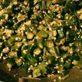 Hitesh Boss's cooksnap of when they made Masala bhindi.