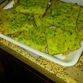 El cooksnap de Leticia Rodriguez cuando hizo Fainá de zapallitos.