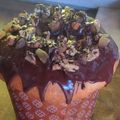 El cooksnap de Candy Hernández cuando hizo Pan dulce esponjoso con chips de chocolate, nueces y almendras.