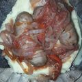 El cooksnap de Moises Rasedo cuando hizo Chorizo a la pomarola al tomate natural.