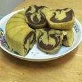 Cooksnap dari Mbah e Antin untuk resep Steamed Marble Cake a.k.a Bolu Marmer Kukus Endesss