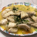 El cooksnap de Sara PA cuando hizo Lomos de bacalao desalado al pil-pil.