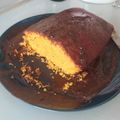 El cooksnap de laura cuando hizo Bizcocho de zanahoria con cobertura de chocolate Thermomix.