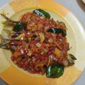 Cooksnap Nurul Amiera semasa beliau membuat Kembung Pedas Thai.