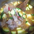 El cooksnap de Yasbel Isita Martínez cuando hizo Carne de puerco con calabacita y elote.