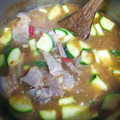 El cooksnap de Yasbel Isita Martínez cuando hizo Carne de puerco con calabacita y elote.