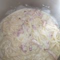 El cooksnap de Maria Angel García Arenado cuando hizo Spaghetti a la carbonara 🇵🇾.