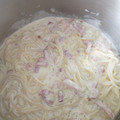 El cooksnap de Maria Angel García Arenado cuando hizo Spaghetti a la carbonara 🇵🇾.