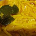 El cooksnap de Alfonso Cañero cuando hizo Fideos a la cazuela con pinchos.