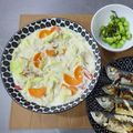 Cooksnap Intan Sofia semasa beliau membuat Sayur Lemak Kobis Campur Fucuk.
