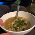 Chef Weird Beard's cooksnap of when they made Hangover Egg Drop Soup.