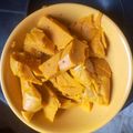 Uchechi Ezenwa's cooksnap of when they made Okpa ndi imo state.