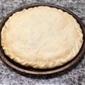El cooksnap de Romina Stricker cuando hizo Tarta de jamón, queso y huevo.