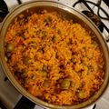 C Borrow's cooksnap of when they made Puertorican RED Rice & Beans.