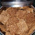 Veha kapadia का कुकस्नैप जब उन्होंने धनिया पंजीरी बर्फी (dhaniya panjiri barfi recipe in Hindi) बनाया था।