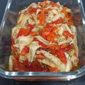 El cooksnap de Becky cuando hizo Ensalada de pimientos, berenjena y cebolla.