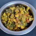 Laju Gehani's cooksnap of when they made Palak Aloo.