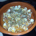 El cooksnap de Fernando cuando hizo Almejas a la marinera.