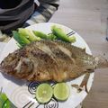 El cooksnap de AnaLi cuando hizo  Mojarra al mojo de ajo.