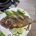 El cooksnap de AnaLi cuando hizo  Mojarra al mojo de ajo.