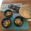 Kevin Culbert's cooksnap of when they made shrimp and scallop in a creamy garlic butter sauce.