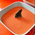 El cooksnap de Esther Alonso cuando hizo Gazpacho de sandía 🍉/meló d’Alger.. Fresco, fresquísimo !!.