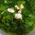 Cooksnap của Vũ Thanh Hà khi họ làm theo món Cải bẹ xanh nấu tôm