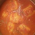 El cooksnap de Deborah cuando hizo Bacalao fresco con tomate.