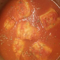 El cooksnap de Deborah cuando hizo Bacalao fresco con tomate.