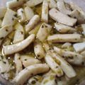 El cooksnap de Elena C cuando hizo Sepia con guisantes.