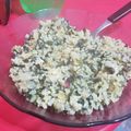 El cooksnap de Karina Camps cuando hizo Arroz integral con espinaca.