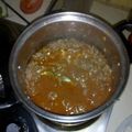 El cooksnap de Alejandra cuando hizo Salsa boloñesa.